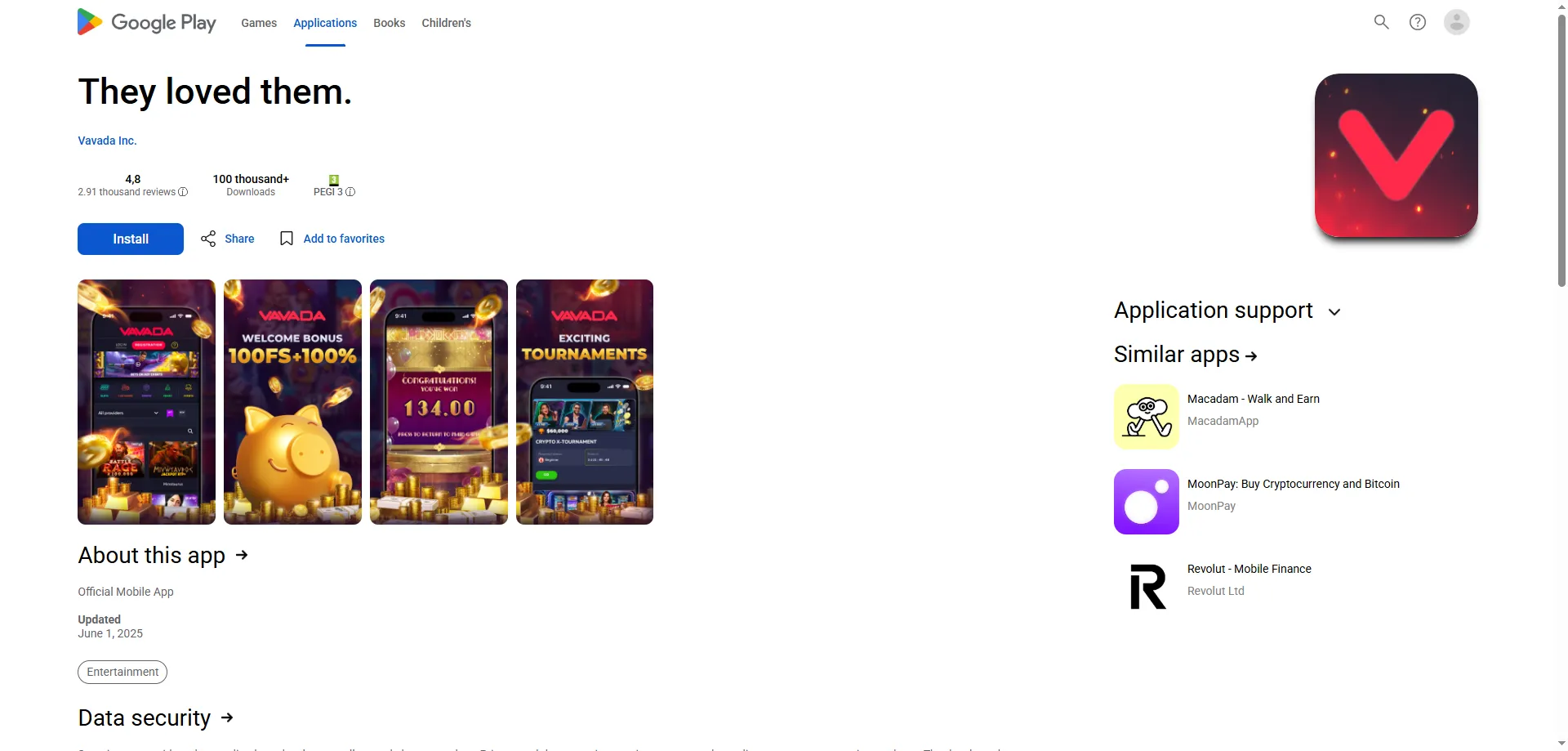 Aplikacja mobilna Vavada Casino &ndash; PWA na iOS i Android